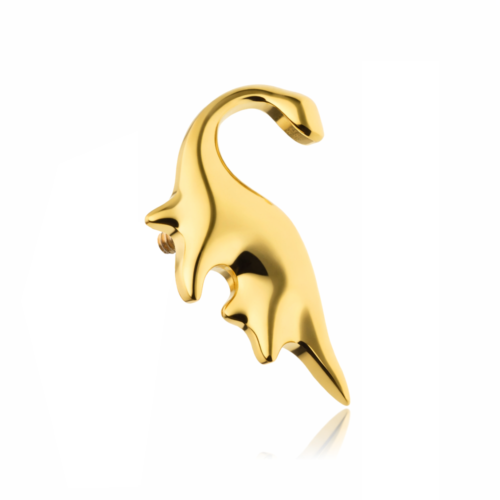 Titanová koncovka pro tyčinky stříbrný s bílými zirkony - - TNA-104