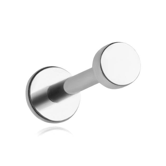 Titanová labreta stříbrná disk