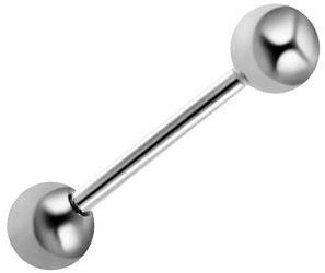 Titanové náušnice - stříbrné - TSZ-001