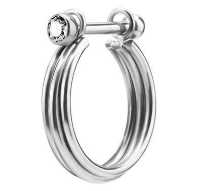 Titanový ozdobný kroužek PREMIUM CRYSTALS - TK-043