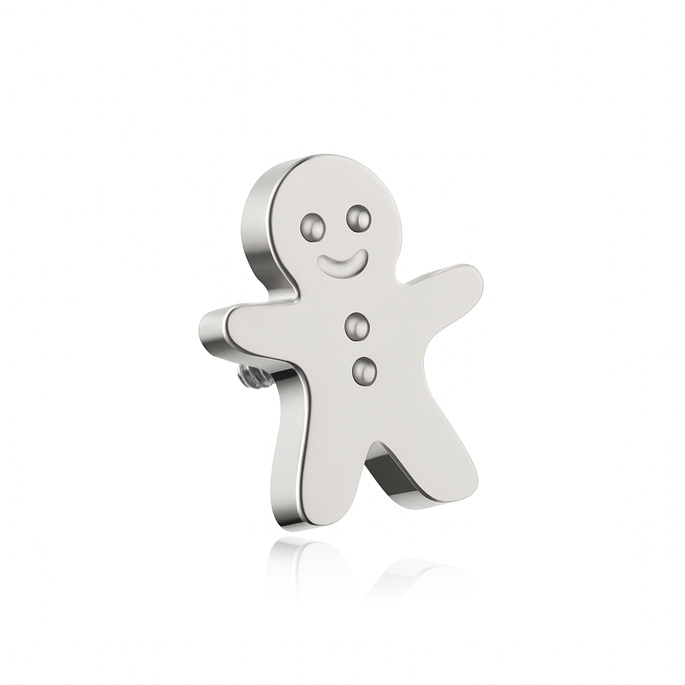 Titanová koncovka pro tyčinky s modrým opálem - TNA-034