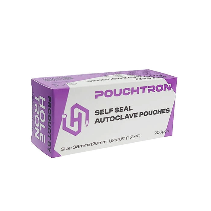 Samolepicí sterilizační sáčky - 38x120 mm - Holetron - NK-039