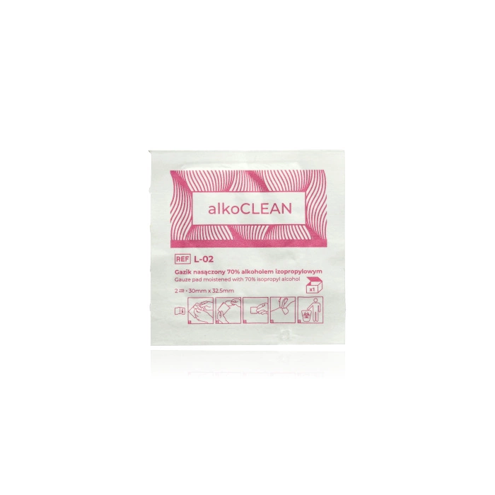 AlcoholCLEAN tampon pro dezinfekci kůže - HB-001