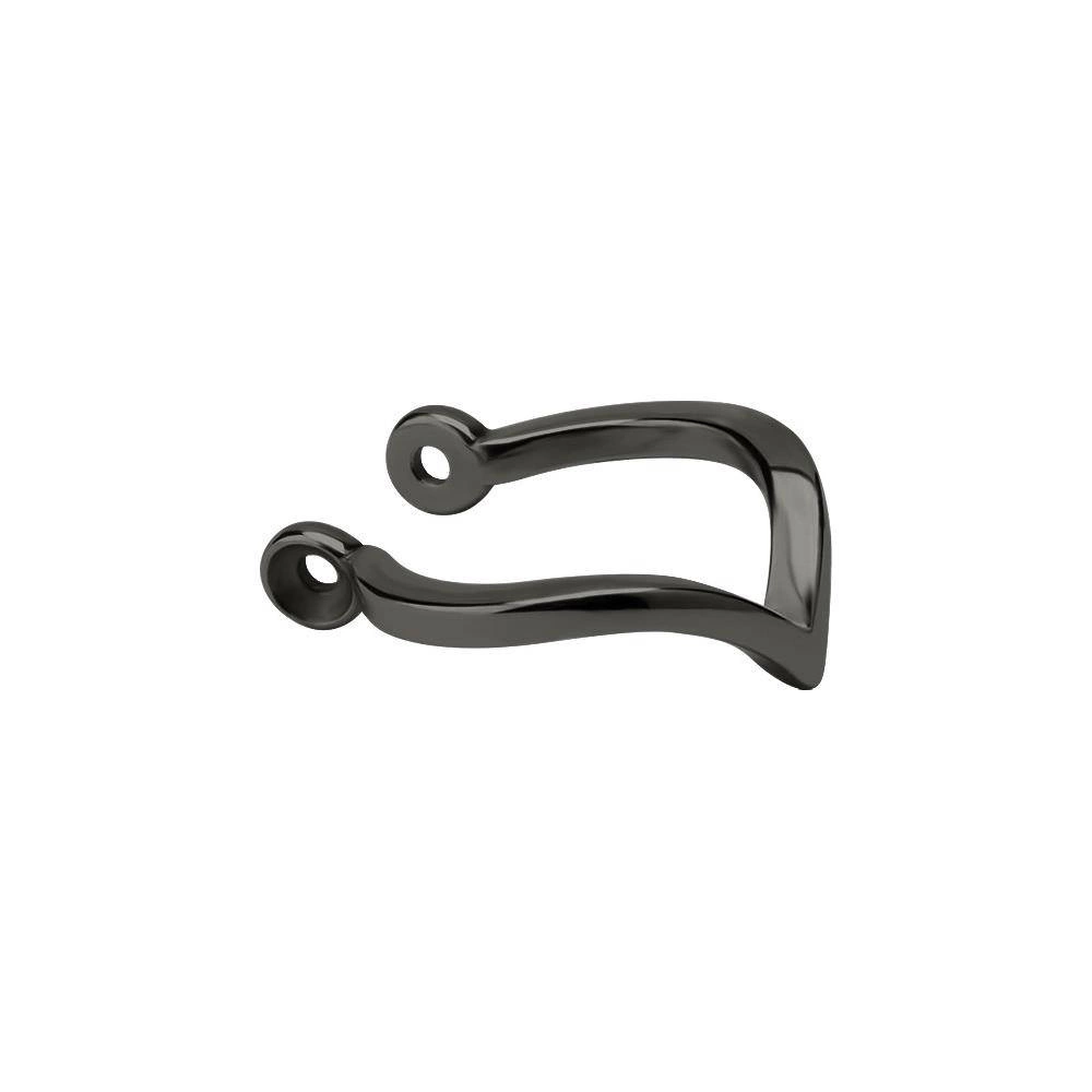 Ozdobná obruč na činku - černá - D-001