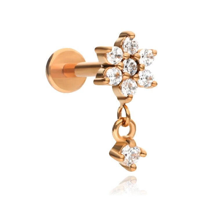 Labreta růžově zlatý květ - LGW-013