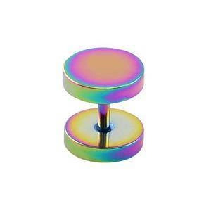 Fake plug - ošizený tunel - barevná - 3-14 mm - FPS-04