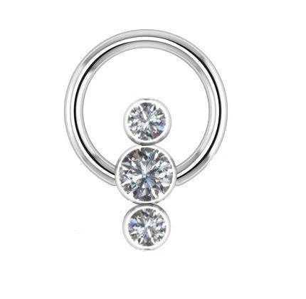 Titanový kroužek BCR - ozdobný - TK-025