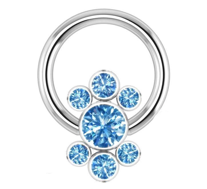 Titanový kroužek BCR - ozdobný - TK-028