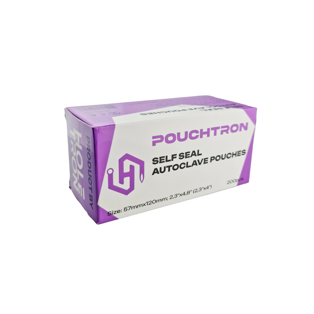 Samolepicí sterilizační sáčky - 38x120 mm - Holetron - NK-039