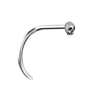 Piercing do nosu - lebka - NS-011-4