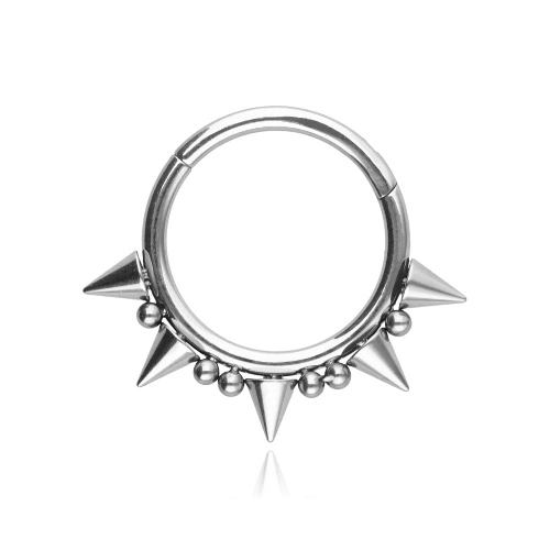 Stříbrné Titanový kroužek  - TK-081