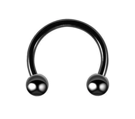 Podkova - klasická černá - P-001