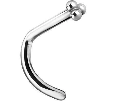 Titanový ozdobné piercing do nosu - TN-012