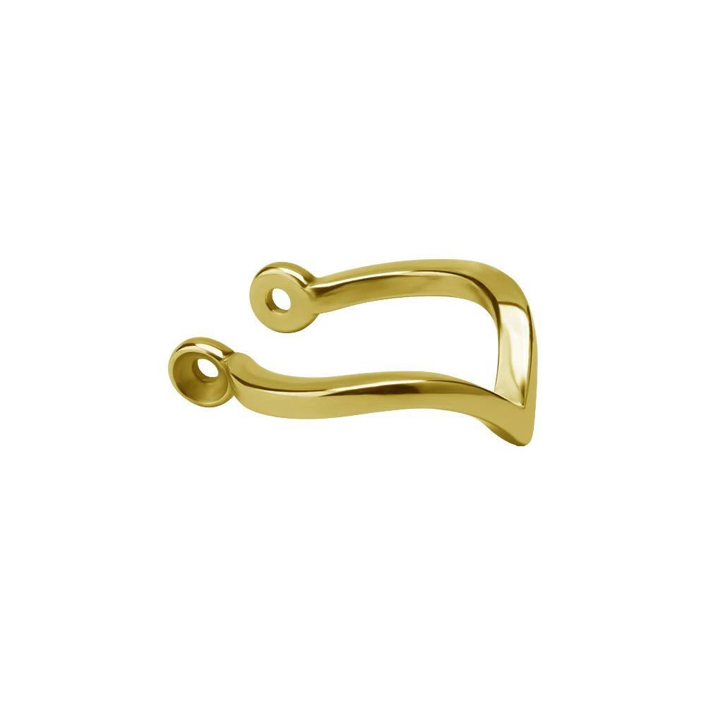 Ozdobná obruč na činku - zlatá - D-001