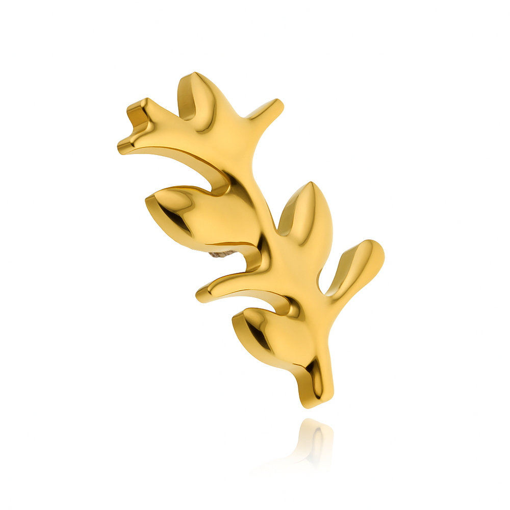 Titanová koncovka pro tyčinky stříbrný s bílými zirkony - - TNA-104